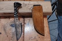 Experience to Forge a Railroad Spike Knife in Ferry Township