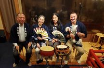 Tsugaru shamisen performance over traditional dinner