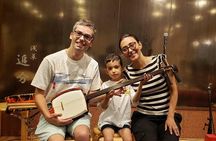 Tsugaru shamisen performance over traditional dinner