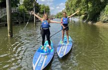 Stand up Paddleboarding on the beautiful Thames at Richmond