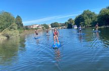 Stand up Paddleboarding on the beautiful Thames at Richmond