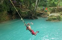 Dunn's River Falls & Blue Hole Combo Tour from Montego Bay
