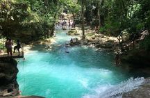 Dunn's River Falls & Blue Hole Combo Tour from Montego Bay