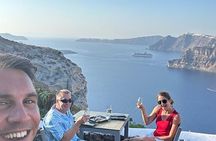Island of Thera in One Day: 8h Island Tour, Lunch & WineTasting