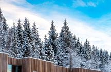 Winter Combo Godafoss Christmas House and The Forest Lagoon
