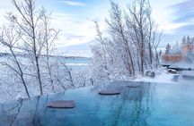 Winter Combo Godafoss Christmas House and The Forest Lagoon