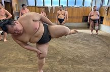 TOKYO , No1 Yokozuna Stable Morning Practice in Ryogoku