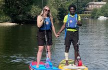 Stand up Paddleboarding on the beautiful Thames at Richmond