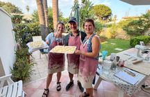 Hands in paste heart in celebration