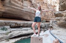 Hidden Caves & Coastal Beauty – Wadi Shab, Sinkhole & Fins Beach