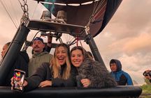 Teotihuacan balloon flight with cave breakfast and CDMX pickup