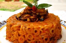 Hands in paste heart in celebration