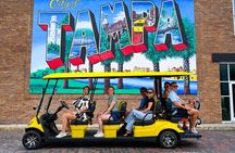 Guided Tampa Sightseeing Tour in New Street Legal Golf Cart