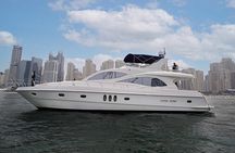 3 Hours 66ft Luxury Majesty Yacht in West Marina - Dubai