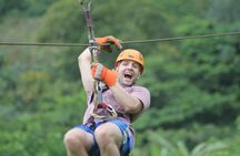 Zip Line Adrenaline Adventure Punta Can Located in Anamuya forest