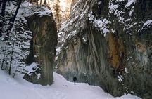 Majestic Grotto Canyon Ice Walk tour from Banff Calgary Canmore