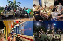 Hanoi Jeep Night Street Foodie Tour, Train Street and Egg Coffee
