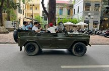 Hanoi Jeep Night Street Foodie Tour, Train Street and Egg Coffee