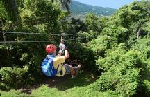 Ziplining at the Rainforest in Puerto Rico
