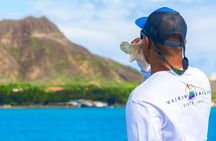 Board from Waikiki Beach for Aloha Hour Sail on Hāwea Catamaran