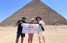 Giza Pyramids and Saqqara Private Tour from Cairo with Memphis