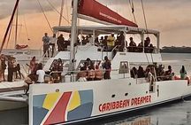 Bamboo Rafting and Party Catamaran Open Bar Cruise in Montego Bay