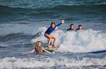 Epic surf-lessons at beautiful Samara beach. 