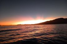 Sunset sailing trip on the Lagoon of Tahiti