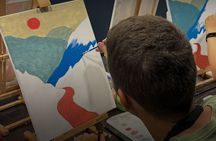 Paint & Wine in Barcelona : art, wine, Aperol and music