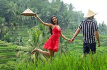 Bali Secret Waterfalls with UNESCO Rice Terrace, Temple