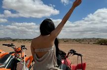 Romantic Dinner with Camel ride and quad bike in Agafay Desert