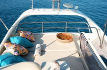 Luxury Rodman 38 Flybridge Private Yacht Charter to Blue Lagoon