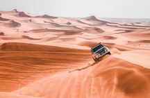 Dubai Desert Safari with Camel Riding, Sandboarding & Dinner