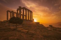 Greece's most beautiful sunset at Poseidon's Temple Private tour
