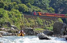 Kyoto Bus Tour:Sagano Railway & Hozugawa River Boat Ride 【SW】