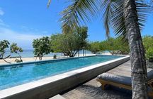 Private Beach Club without vendors on Baru Island