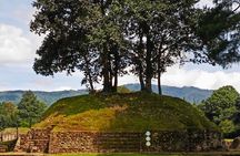 Visiting the archaeological site of Iximche