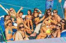 Board from Waikiki Beach for Aloha Hour Sail on Hāwea Catamaran