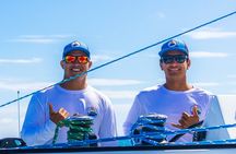 Board from Waikiki Beach for Aloha Hour Sail on Hāwea Catamaran