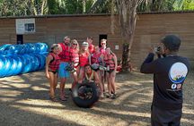 PRIVATE Cave Tubing & Rain forest Zipline Tour from Belize City