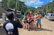 PRIVATE Cave Tubing & Rain forest Zipline Tour from Belize City