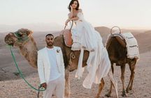 Desert Agafay Marrakech Sunset Camel Ride, Dinner Sw Hotel Pickup