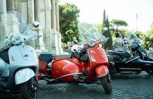 Private Vespa Sidecar Tour of Rome with Hotel Pickup and Prosecco