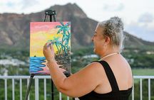 Hawaiian Style Paint Party in Waikiki Beach, Oahu