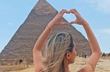 Best Day TourTo Giza Pyramids,Sphinx,Egyptian Museum, Bazar,Lunch