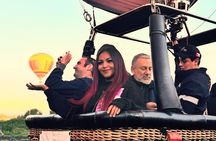 Teotihuacan balloon flight with cave breakfast + pyramids 