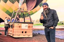 Teotihuacan balloon flight with cave breakfast + pyramids 