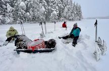 Levi: Small group ice fishing experience