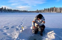 Levi: Small group ice fishing experience