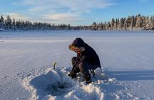 Levi: Small group ice fishing experience